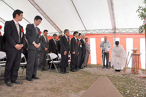 中央橋架け替え工事起工式（安全祈願祭）