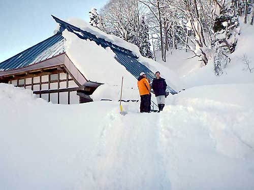 飯山市豪雪対策本部設置に伴う市内巡回