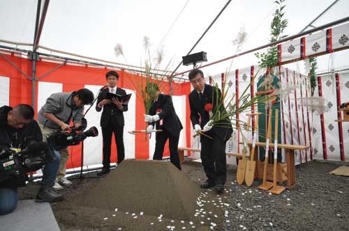 JR飯山駅移設関連工事安全祈願祭