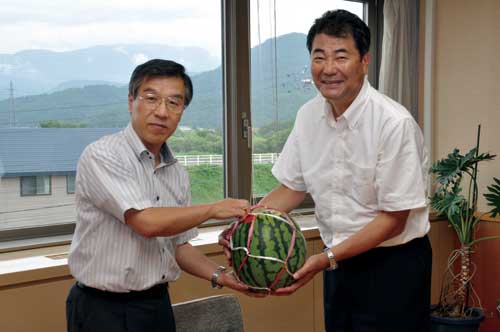 日本体育大学森田監督市長表敬訪