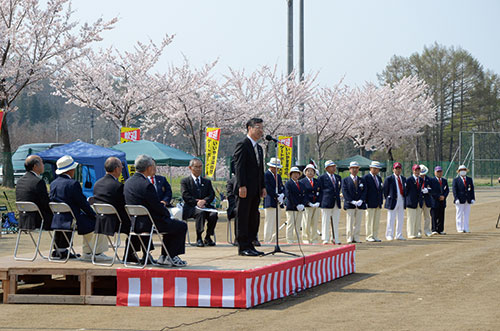 北陸新幹線飯山駅開業イベント第１１回いいやま菜の花ゲートボール大会