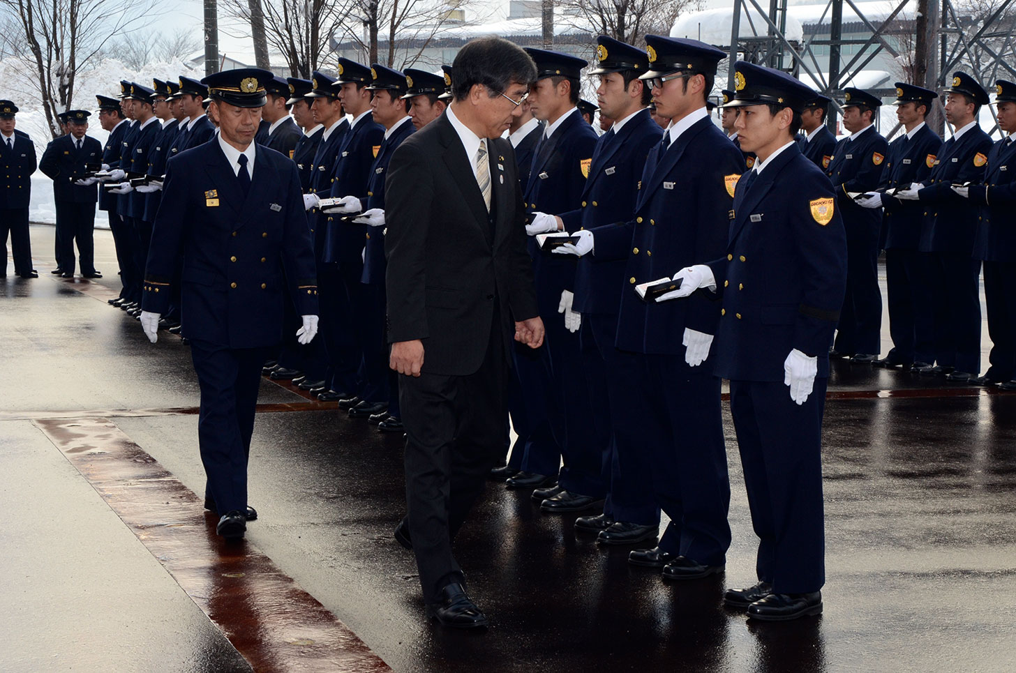 岳北広域行政組合仕事始めの式